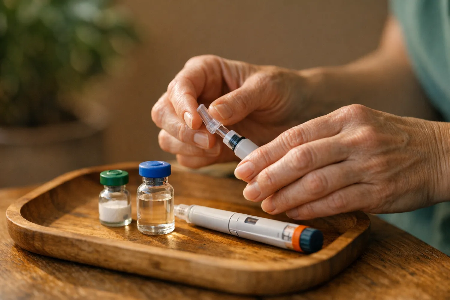 Vorbereitung der Hormon-Medikamente für die Stimulation beim Eizellen einfrieren