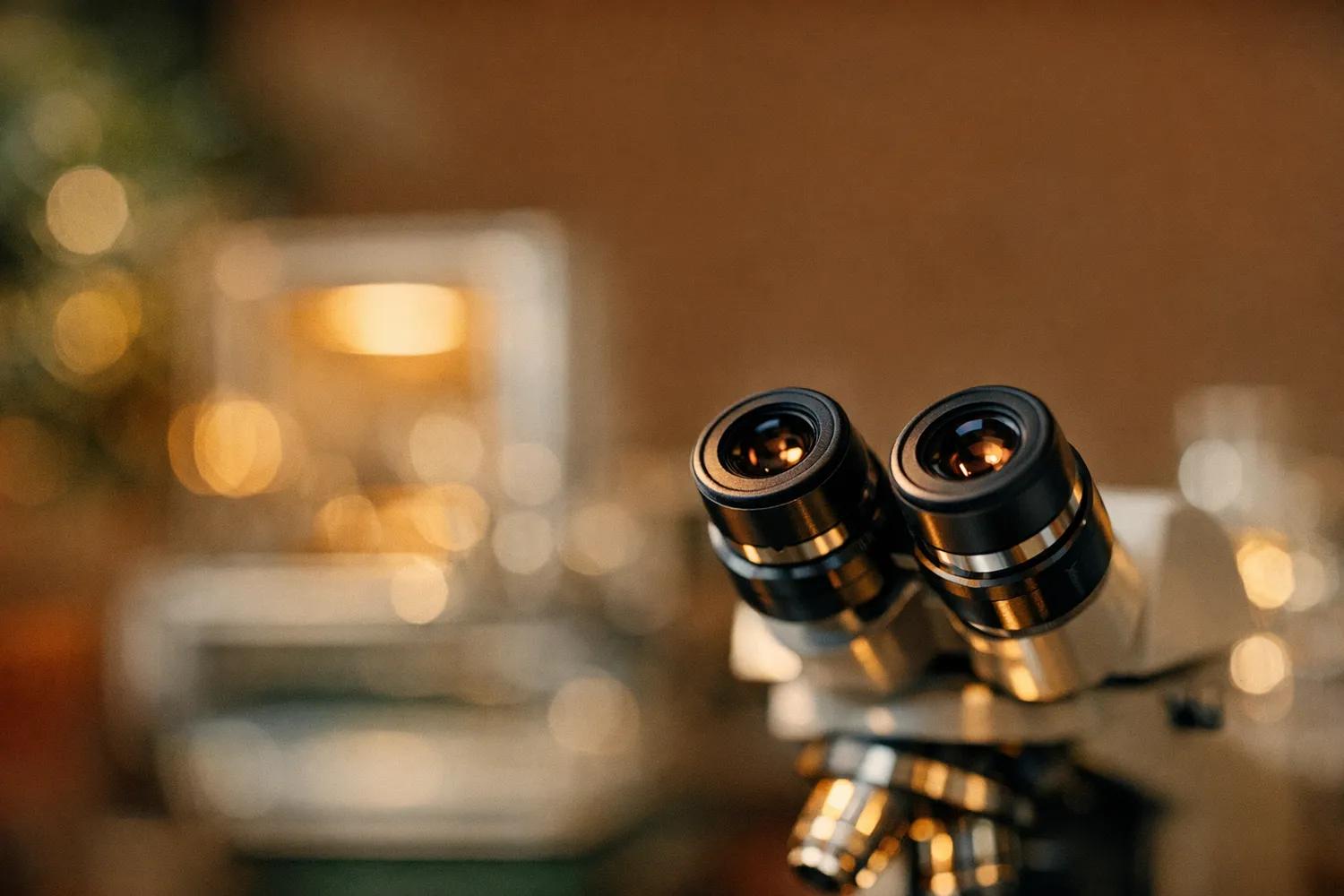 Mikroskop in einem modernen Fertilitätslabor für ICSI-Behandlung